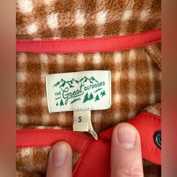 The Great outdoors fleece NWOT small - Picture 3 of 4